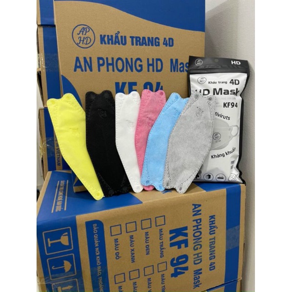 1 thùng (300 chiếc) khẩu trang 4D KF94 An Phong