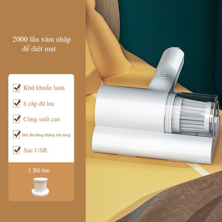 Máy Hút Bụi Giường Đệm, Chăn Ga Sofa Cao Cấp,Máy Hút Bụi Diệt Khuẩn