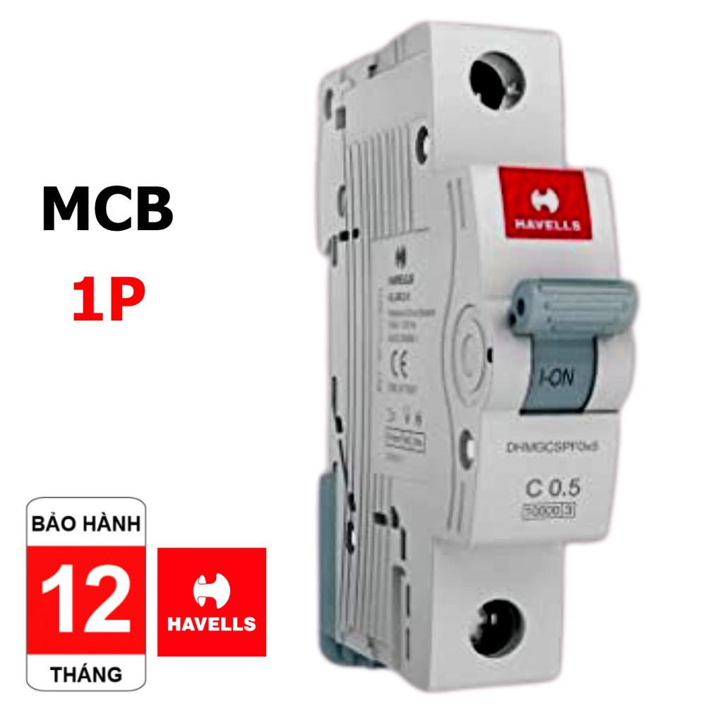 MCB - Cầu dao tự động 1P_10-63A Havells