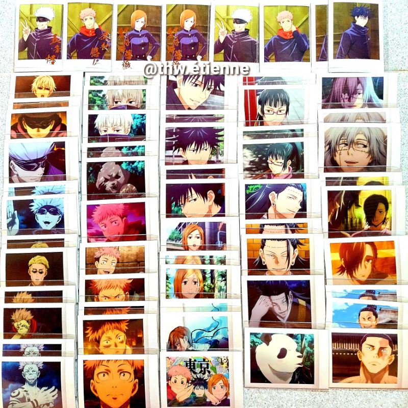 (SẴN/LẺ) Thẻ polaroid Jujutsu Kaisen JJK Chú Thuật Hồi Chiến chính hãng
