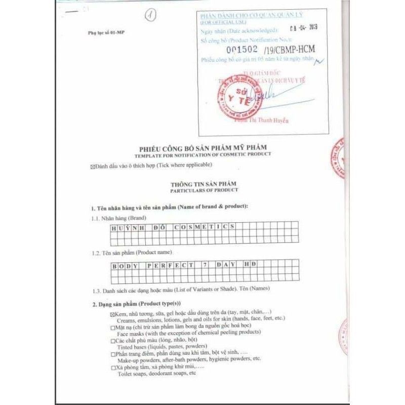 Kem body dưỡng trắng da,chống nắng, mờ thâm huỳnh đỗ