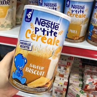 Bột lắc sữa Nestle Pháp 6m+ hộp 400g