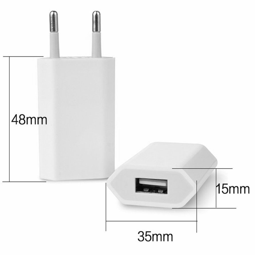Dây cáp sạc USB C 500ma phích cắm EU 1209 tiện dụng