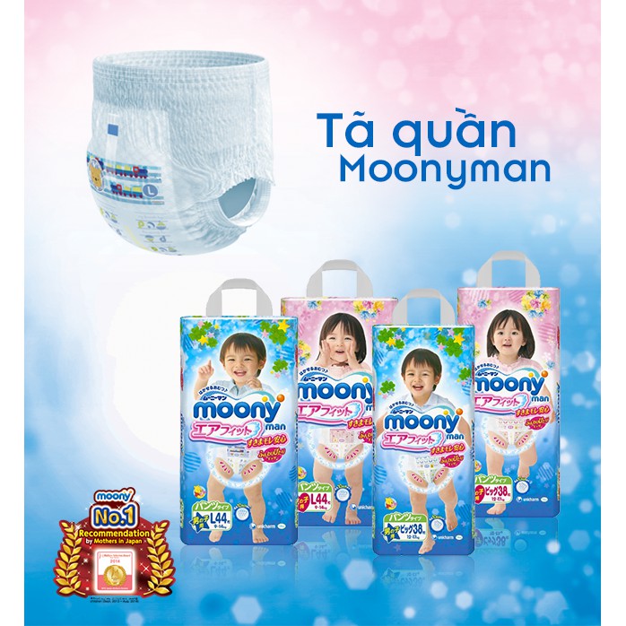 Combo 1 Bịch Tã - Bỉm Quần/Dán Moony NB90/S84/M64/L54/M58/L44/XL38/XXL26 - Tặng 1 Bộ Đồ Chơi Chim Cánh Cụt Phát Nhạc