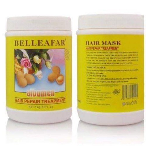 Kem ủ tóc trứng gà Belleafar 1000ml