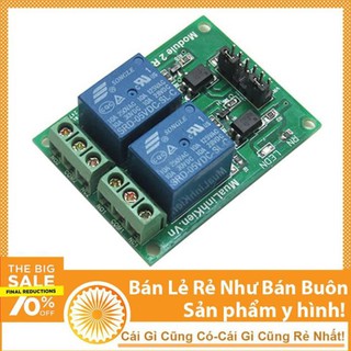 Module Relay 5V 2 Kênh 10A Cách Ly Quang - NTHN