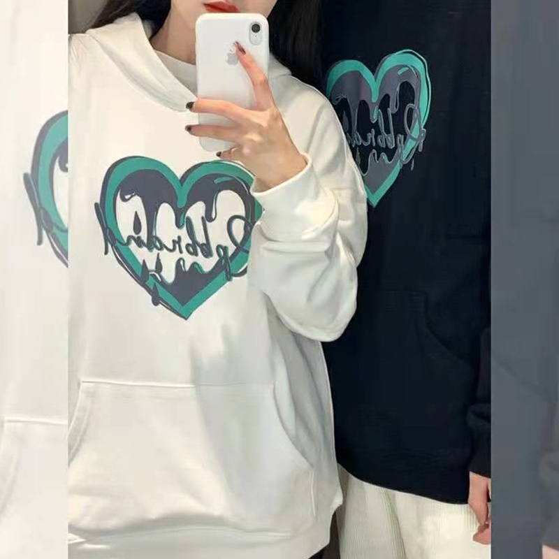 NRVP Áo Hoodie Dáng Rộng Thời Trang Hàn Quốc 2022 Dành Cho Nữ