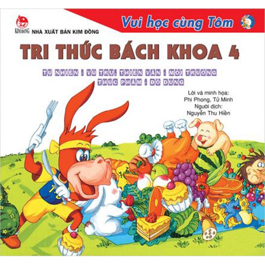 Sách lẻ - Tri thức bách khoa - Vui học cùng Tom ( Tập 1 - Tập 4) - Nxb Kim Đồng