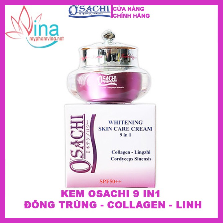 Kem Dưỡng Trắng Da Cao Cấp Osachi Collagen Linh chi 9 In 1 - 20g