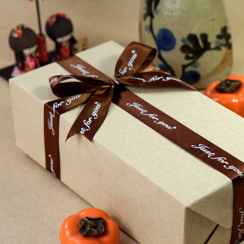 Cuộn Dây Ruy Băng In Chữ Just for You 10Meters 25mm Dùng Để Gói Quà