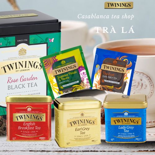 Trà Twinings các loại hộp thiếc, hộp giấy cao cấp nhiều vị thơm ngon