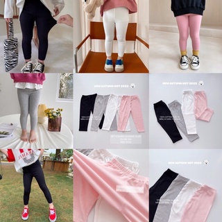 Quần legging dài cho bé gái chất liệu cotton co giãn 4 chiều