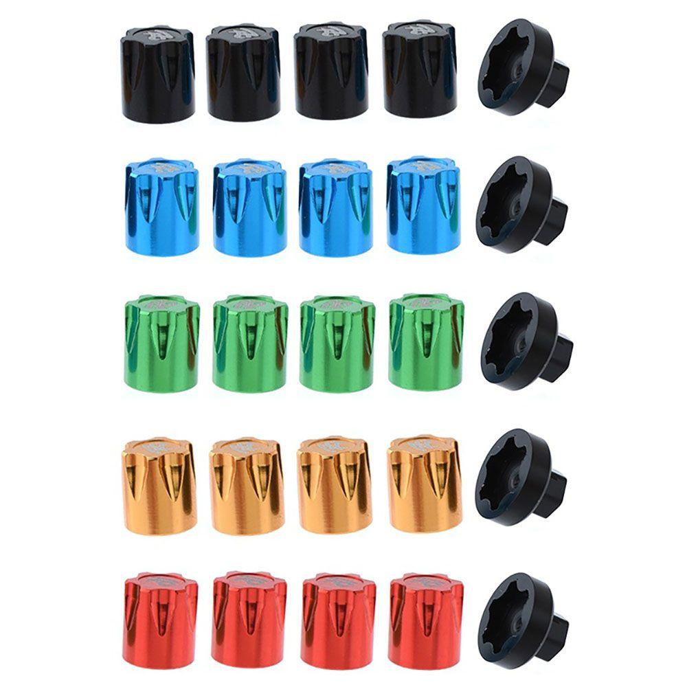 4 Đai Ốc M4 Bằng Hợp Kim Nhôm Chống Bụi Trang Trí Cho Xe Hơi Điều Khiển Từ Xa
