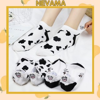 Tất bò sữa Nevama cổ ngắn đáng yêu phong cách Hàn Quốc TN127