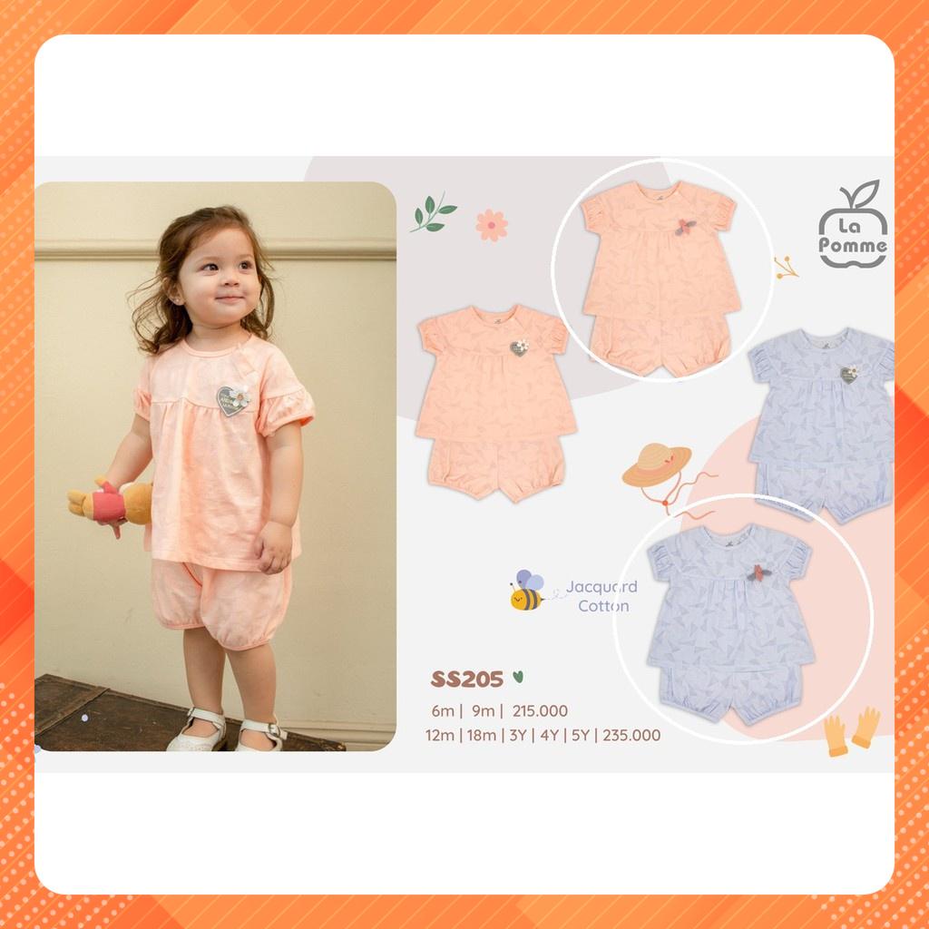 SS205 Bộ cộc tay bé gái La Pomme baby doll