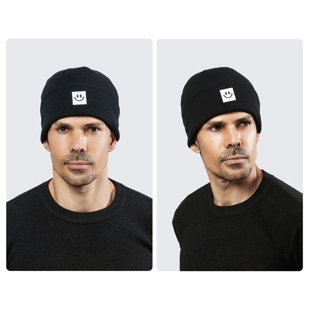 Mũ Beanie Dệt Kim Phong Cách Hip Hop Giữ Ấm 1 Cho Nữ