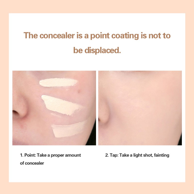 (Hàng Mới Về) Kem Che Khuyết Điểm Dạng Lỏng Lâu Trôi Không Thấm Nước Làm Sáng Da Kiss Beauty | BigBuy360 - bigbuy360.vn