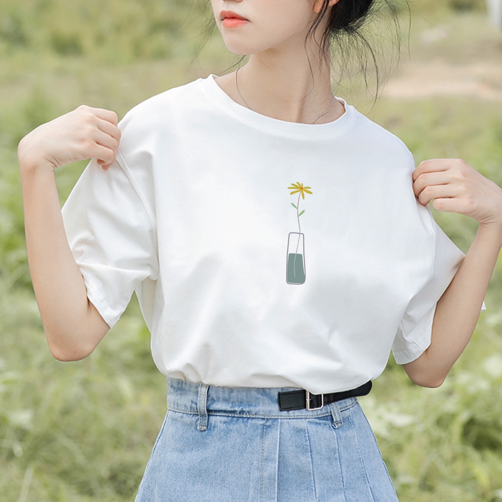 Áo Thun Nữ Hoa Cúc KENA KAT-124