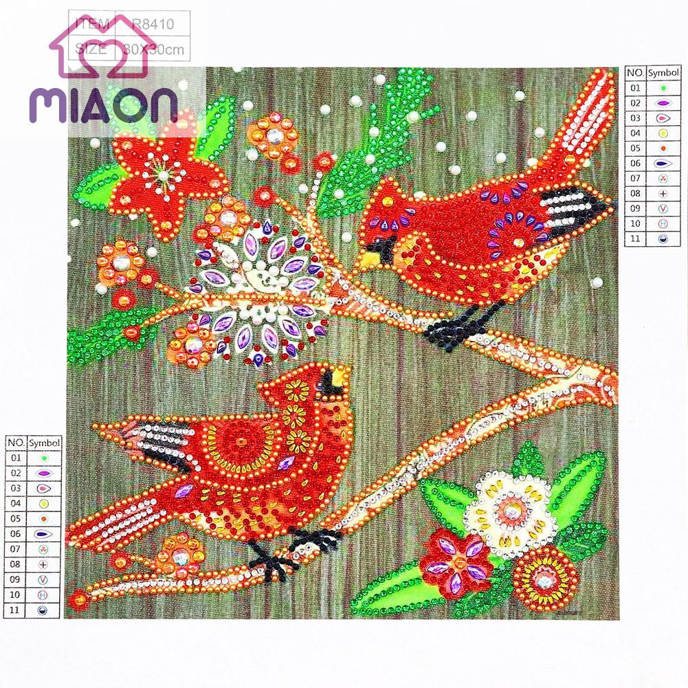 5D DIY Special Shaped Diamond Painting Magpie Cross Stitch Craft Kit Decor #K