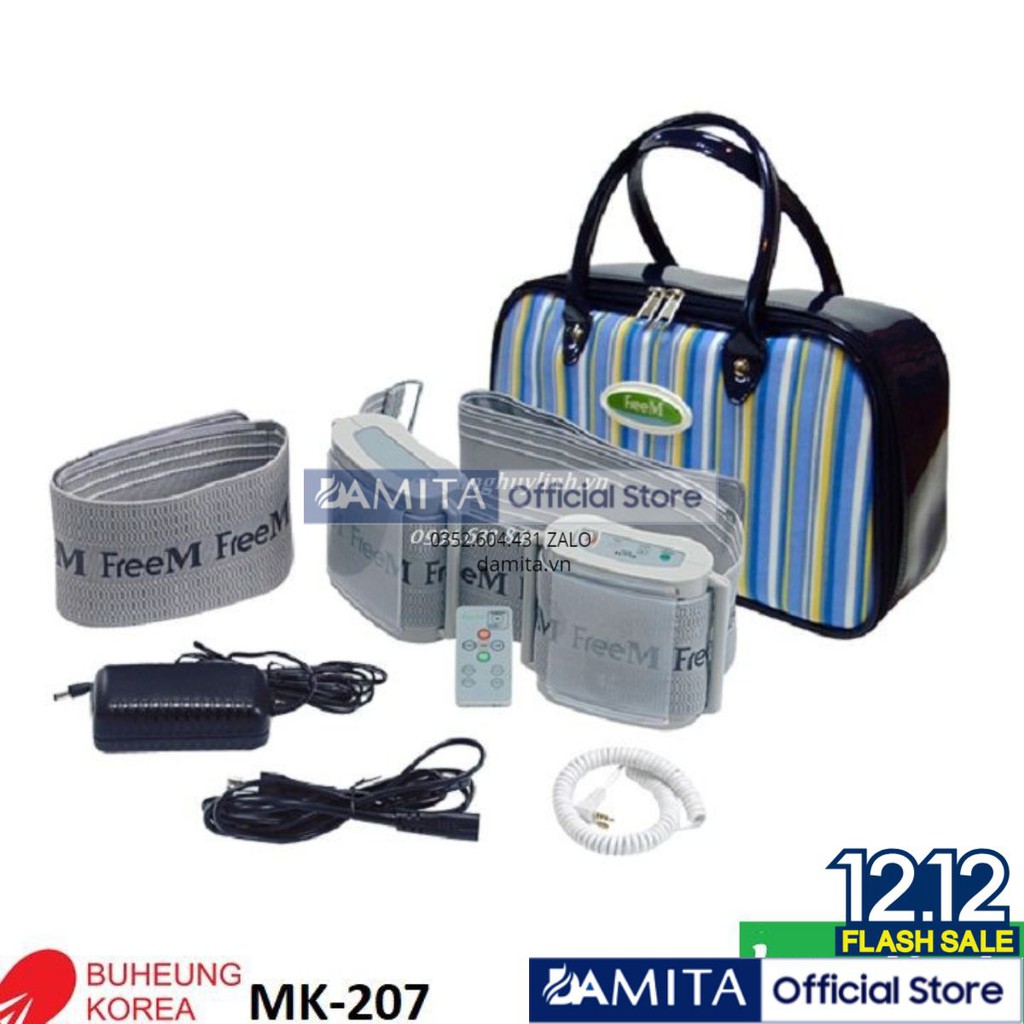 FREESHIP Máy đai massage bụng Buheung Korea MK-207 - Free M
