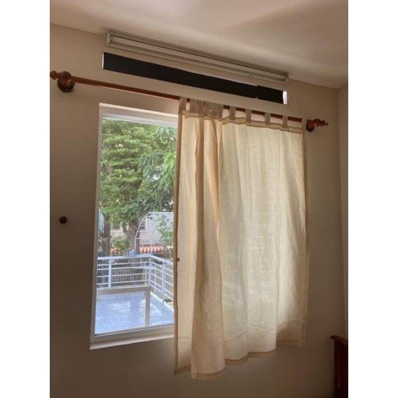 Rèm Màn cửa Canvas trang trí phong cách Vintage