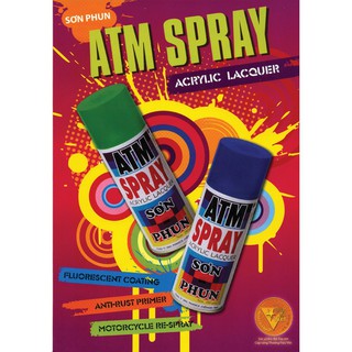 Sơn xịt, phun atm đa dạng màu sắc, 400ml