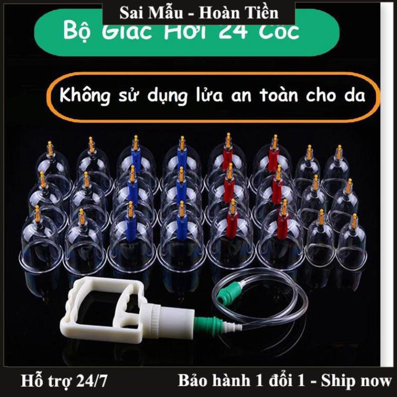 ✔️Bộ Giác Hơi Không Dùng Lửa - 24 Phụ Kiện - Bộ Dụng Cụ Giác Hơi Hàn Quốc Cao Cấp - Mua Ngay nhé