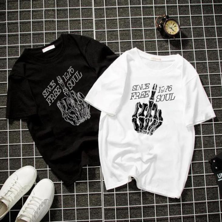 Áo thun form rộng unisex phong cách cá tính vải dày mịn 2019T22044