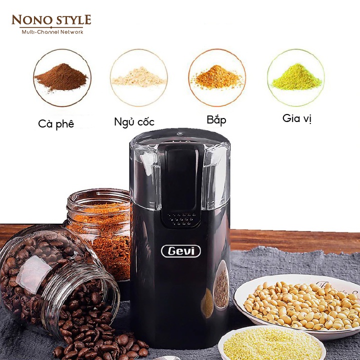 Máy Xay Hạt Cafe Cầm Tay Đa Năng GEVI GECGI140-GS, Bảo Hành 12 Tháng