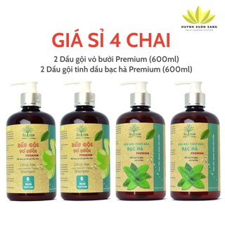 Sỉ từ 4 chai dầu gội vỏ bưởi trị rụng tóc cao cấp amegreen