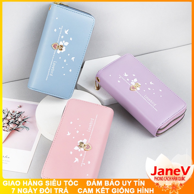 Ví Nữ Dài Cầm Tay Cao Cấp Sang Trọng Phong Cách Hàn Quốc TVNN399