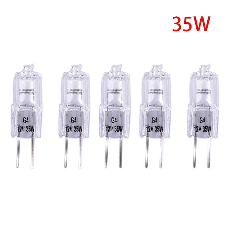 Set 5 Bóng Đèn Halogen G4 12v 5w 10w 20w 35w