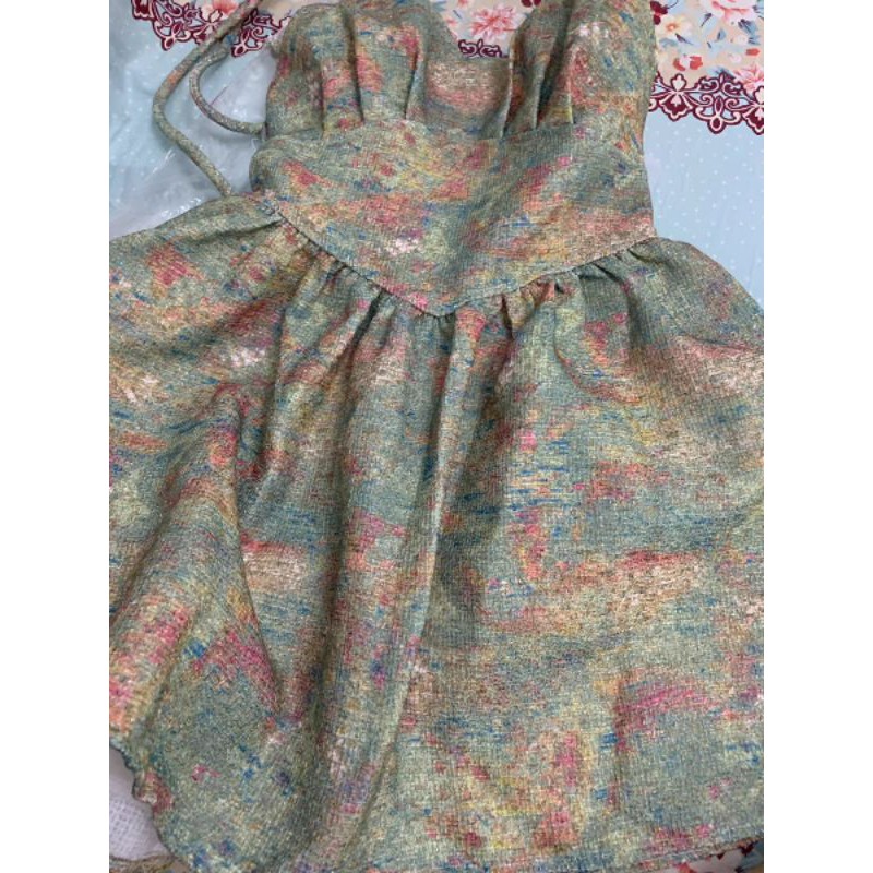 (L215) Đầm hai dây chiết eo hàng order (có ảnh thật và bảng size ở cuối) | BigBuy360 - bigbuy360.vn