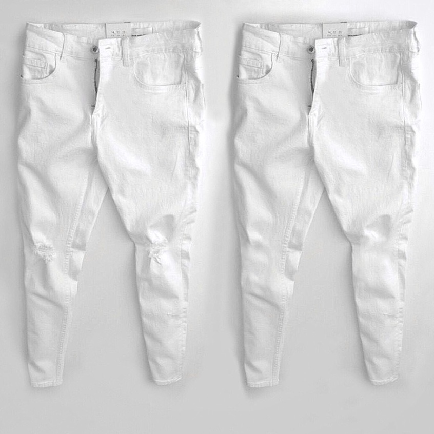 Quần jean nam màu trắng chất bò cao cấp co dãn 4 chiều đẹp from dáng skinny mẫu mới thời trang cao cấp beautiulgilr k01