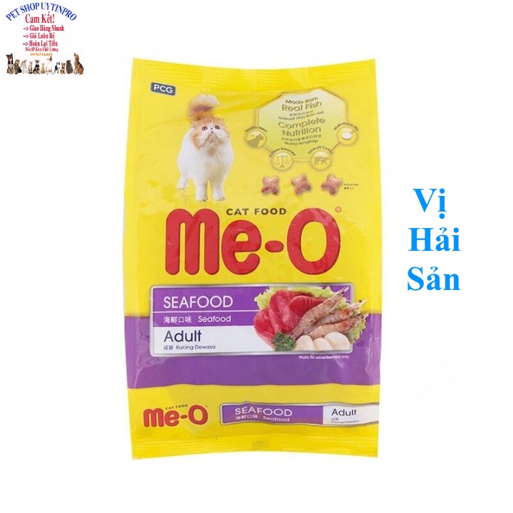 5 Gói Thức ăn hạt cho Mèo trưởng thành ME-O Gói 350g Bổ sung dinh dưỡng hoàn chỉnh cho mèo Thương hiệu Thái Lan