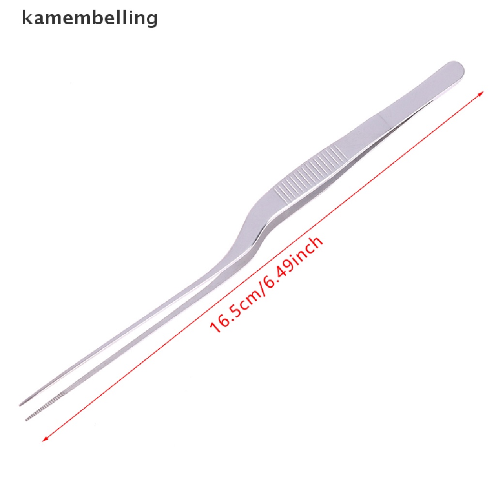 1 Nhíp Nhổ Lông Mi / Mũi Cong Bằng Thép Không Gỉ
