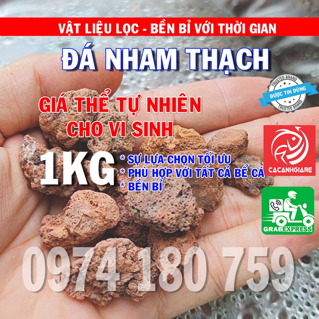 Đá Nham thạch đỏ - Giá Thể Tự Nhiên Cho Vi Sinh