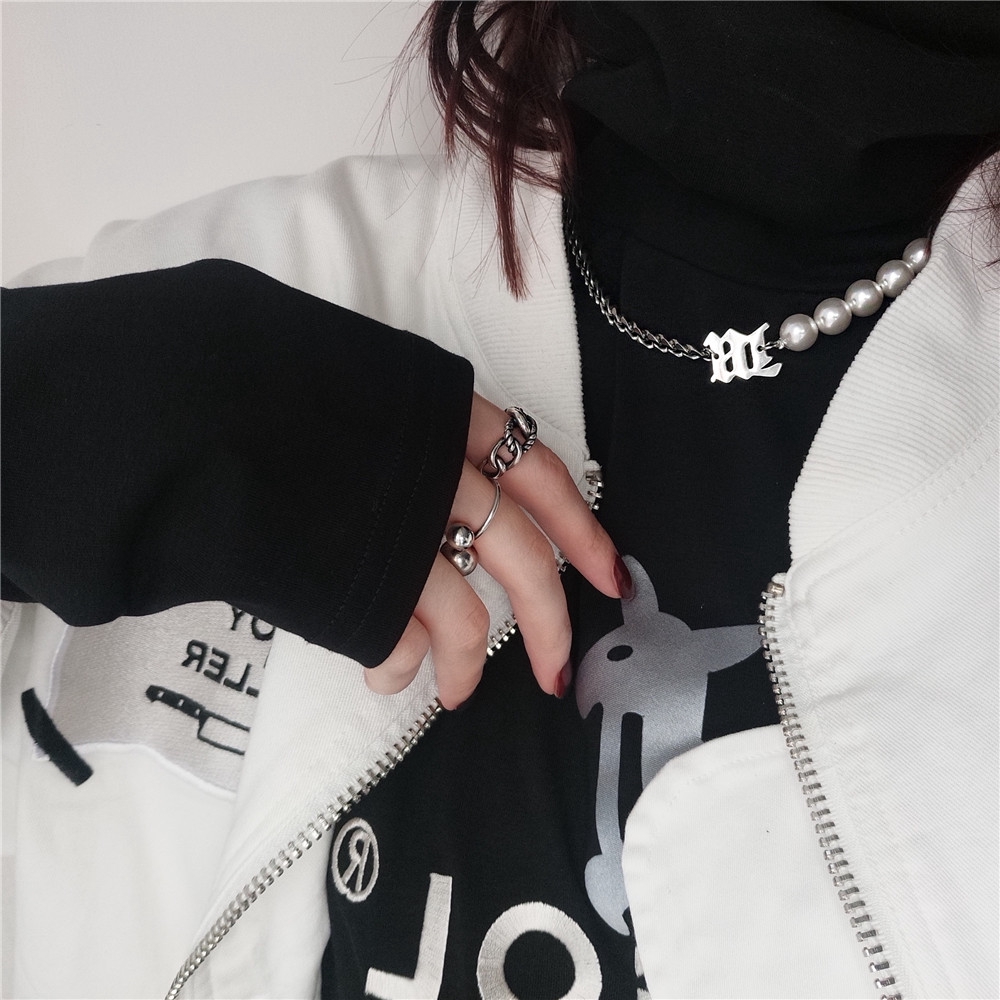 Vòng Tay Hợp Kim Đính Ngọc Trai Giả Xinh Xắn