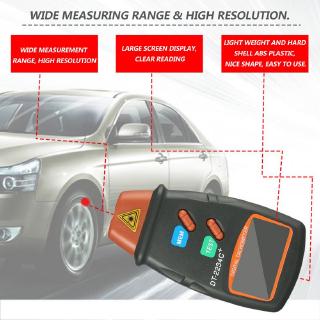 PK Digital Laser Photo Tachometer Non Contact RPM Tach Speed Gauge Engine