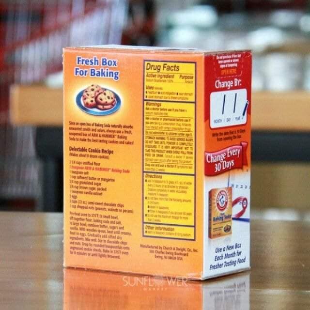 Baking soda đa công dụng, khử mùi diệt khuẩn tẩy rửa, làm bánh chăm sóc da.