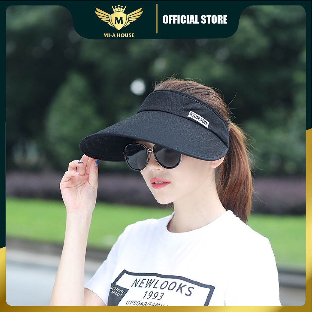 Mũ lưỡi trai nửa đầu KDM - Mũ lưỡi trai thể thao nửa đầu dành cho nữ, thời trang, phong cách, hiện đại