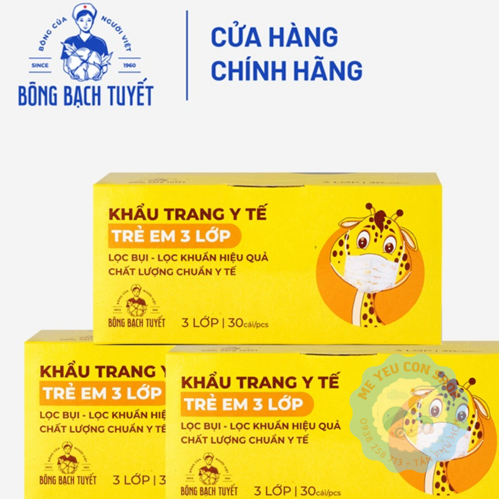 KHẨU TRANG Y TẾ KHÁNG KHUẨN CHO BÉ