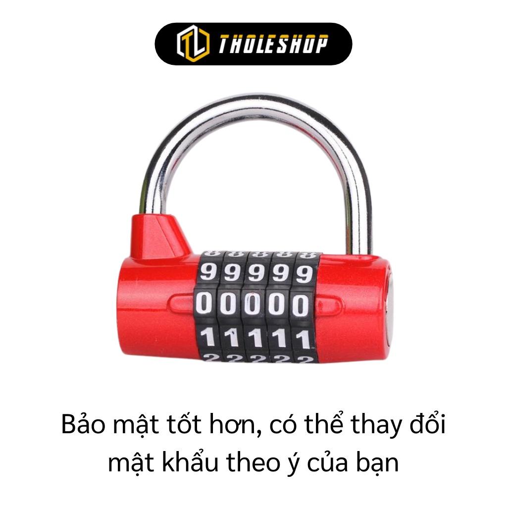 Khóa Mật Mã - Ổ Khóa 5 Chữ Số Chống Trộm, Đảm Bảo An Toàn Cho Nhà Cửa, Vali 5334