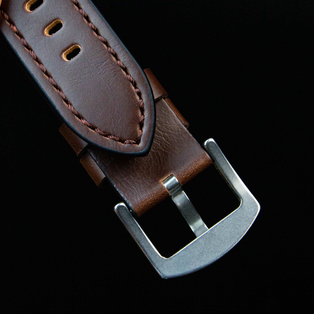 Đồng hồ nam dây da VV001 đồng hồ đeo tay nam Mặt Kính Tráng Sapphire Chống Xước