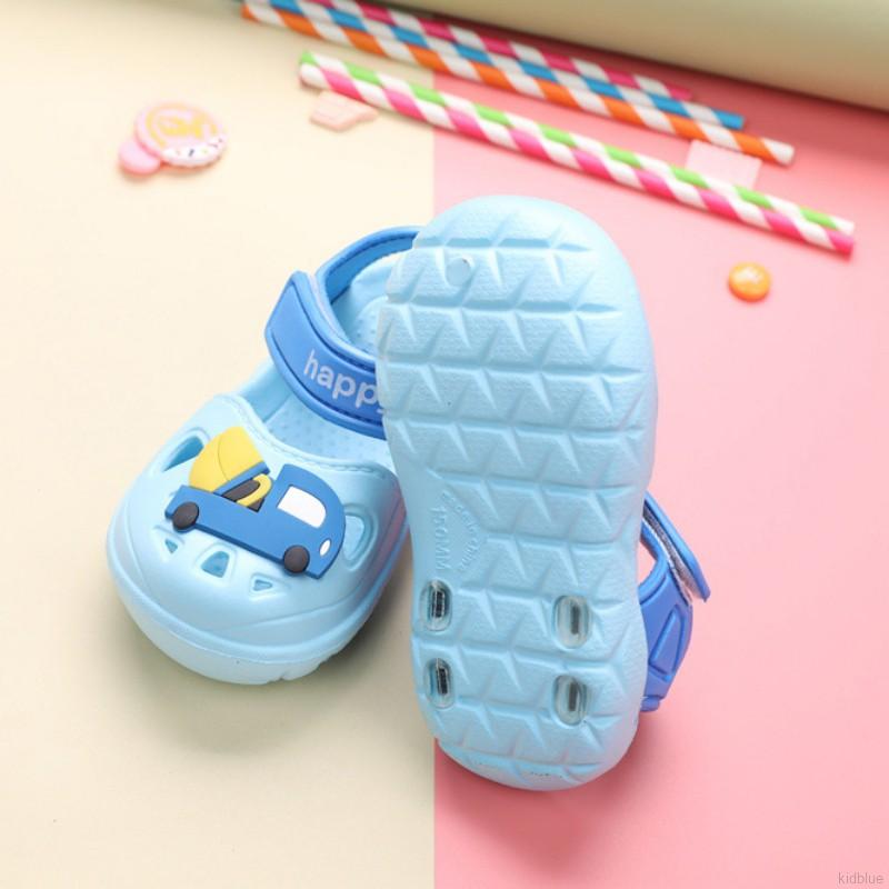 Dép Quai Ngang Màu Trơn Cho Bé Trai