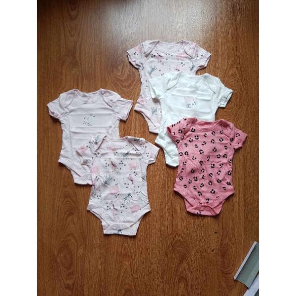 Set 5 bodysuit 100% cotton chính hãng Matalan