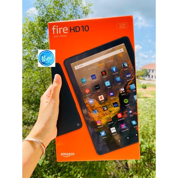 Máy tính bảng Fire hd 10 mới nhất năm 2021 bảo hành 1 năm tặng kèm kính cường lực xịn xò. &lt;3