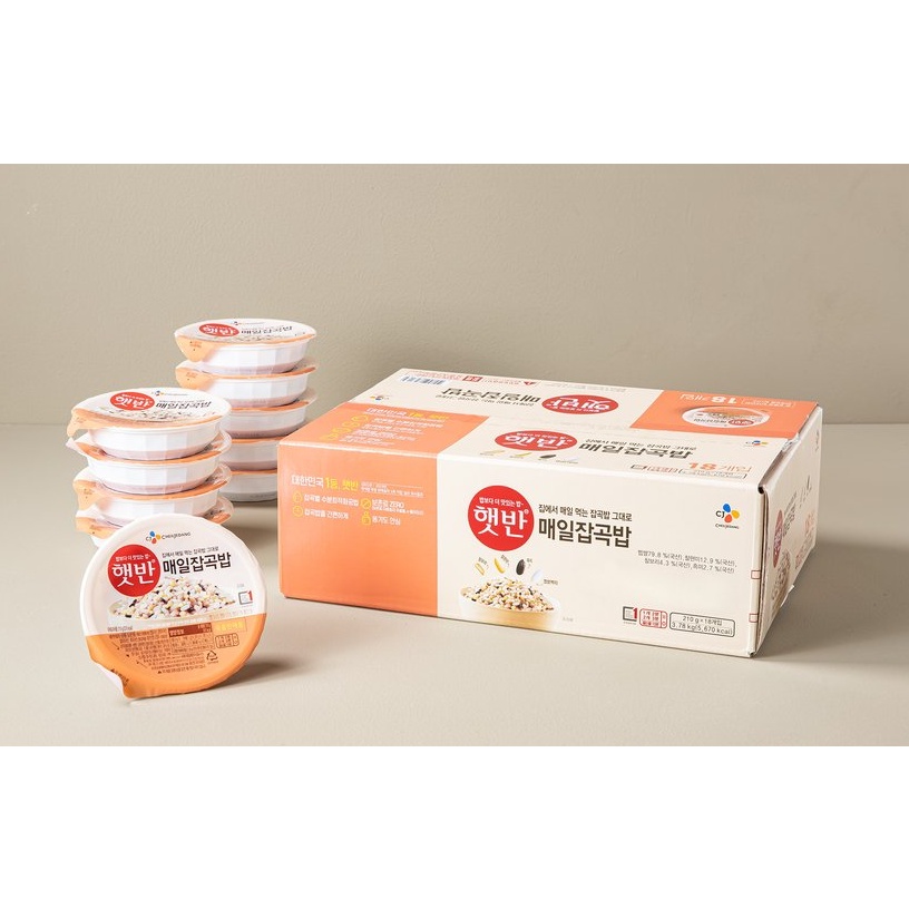 CƠM NGŨ CỐC ĂN LIỀN 210G -  매일잡곡밥 210G