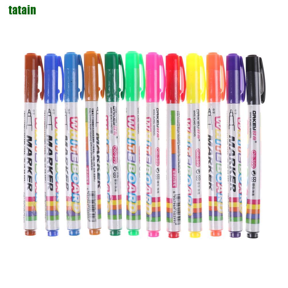 Set 12 Bút Lông Viết Bảng Nhiều Màu Không Độc Hại