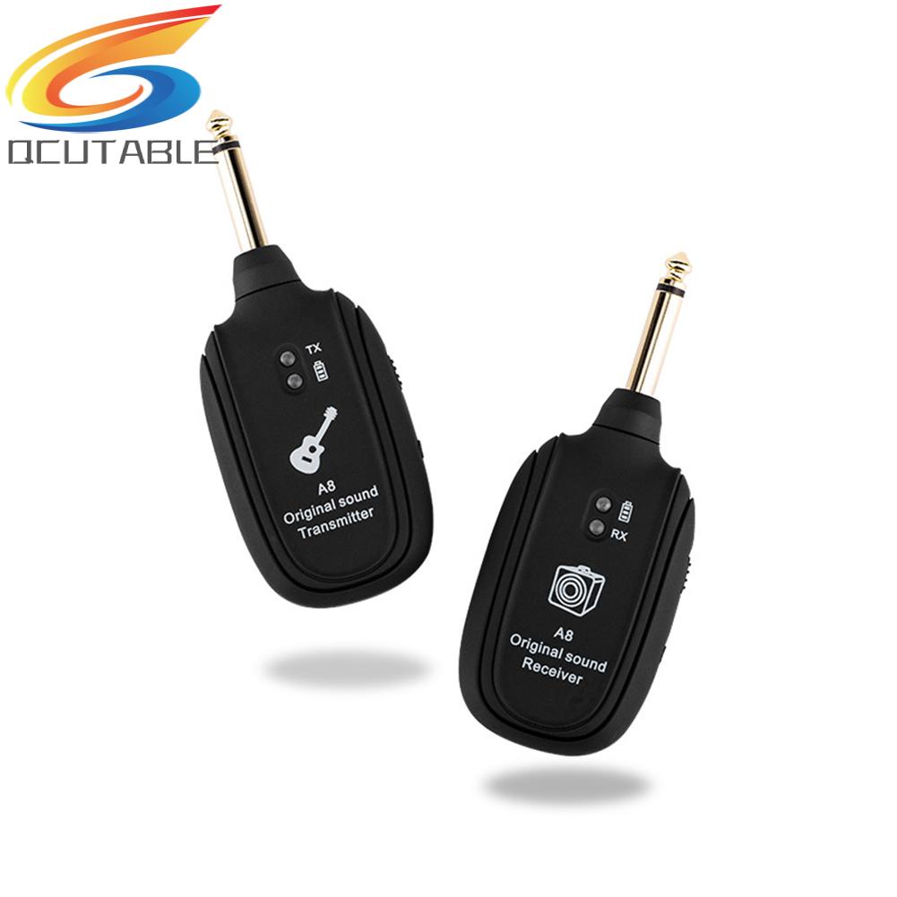 Hệ thống thu phát âm thanh không dây A8 UHF cho đàn guitar điện